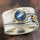 Bohemian Gemstone Meditation RingBohemian Gemstone Meditation Ring