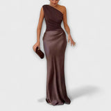 Elegantes Maxikleid mit einem Schulterträger