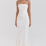 Wiktoria – Kleid mit Stickerei