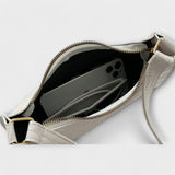 Cécile. - Glänzende Lederhandtasche