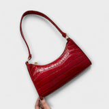 Cécile. - Glänzende Lederhandtasche