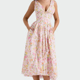 Kateřina – Exklusive romantische Midi-Kleid