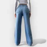 Mia - Hohe Jeans mit bequemem, weitem Schnitt
