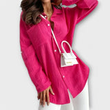 Jessica - Orange luftige Bluse