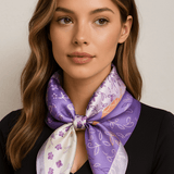 Johanne - Seidenschal Violetta