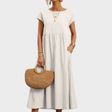 Gabrielle™ — Midi Kleid im eleganten, zeitlosen Stil