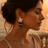 Ohrringe mit doppeltem Schmetterling