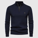 Libuše - Sweater mit Reißverschluss am Hals