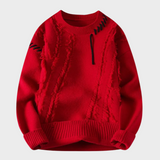 Premium Pullover mit Rippabschluss