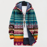 Jacke mit ethnischem Muster