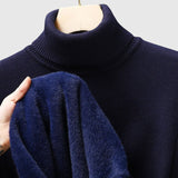 ARLO - Merinowolle Pullover mit hohem Kragen