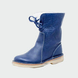 Valerie - Wasserdichte Lederstiefel mit Wollfutter