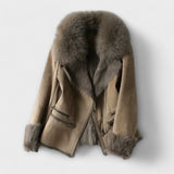 Mariana - Luxusmantel aus Lammfell