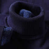 ARLO - Merinowolle Pullover mit hohem Kragen