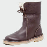 Valerie - Wasserdichte Lederstiefel mit Wollfutter