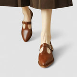 Apollonia - Mary Janes in Creme