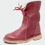 Valerie - Wasserdichte Lederstiefel mit Wollfutter