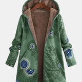 Sage - Tribal Muster Sherpa Jacke