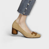 Mathilde - Pumps mit Goldener Schnalle