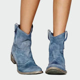 Sára - Retro-Stiefeletten im Cowboy-Stil
