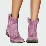 Sára - Retro-Stiefeletten im Cowboy-Stil