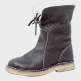 Valerie - Wasserdichte Lederstiefel mit Wollfutter