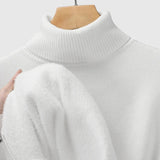 ARLO - Merinowolle Pullover mit hohem Kragen