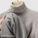 ARLO - Merinowolle Pullover mit hohem Kragen