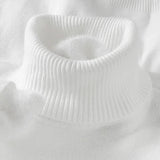 ARLO - Merinowolle Pullover mit hohem Kragen