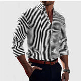 Overshirt Soft Blend - Streifen
