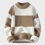 Geometrischer Pullover aus Wolle