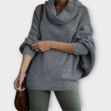 Ulrike - Beiger eleganter Rollkragenpullover