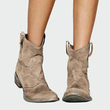 Sára - Retro-Stiefeletten im Cowboy-Stil
