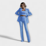Selina - Stylisches 3-teiliges Set (Blazer, Top, Hose)