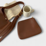 Cécile. – Elegante Leder-Handtasche