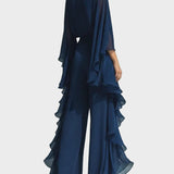Aurora - Elegantes Chiffon-Set mit Rüschen
