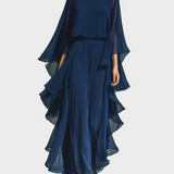 Aurora - Elegantes Chiffon-Set mit Rüschen