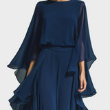 Aurora - Elegantes Chiffon-Set mit Rüschen