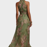 Livia - Elegantes Maxi-Kleid mit Blumenmuster