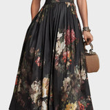 Elsa - Midi-Kleid mit floralem Muster