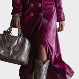Vera - Samt Blazer Maxikleid