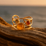 Goldene Sonnenringe