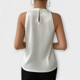 Skye - Champagnerfarbenes Off-Shoulder-Top