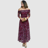 Dana - Kleid mit schulterfreien Ärmeln