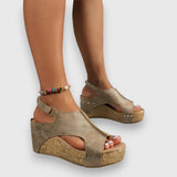 Mia – Vintage Plattform Sandalen