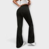 Lockere Hosen mit weitem Bein