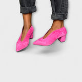 Reinhild - Pinke Spitz-Pumps