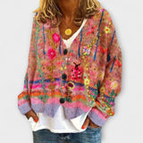 Belle - Bunter Vintage-Strickblazer