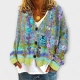 Belle - Bunter Vintage-Strickblazer