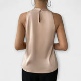 Skye - Champagnerfarbenes Off-Shoulder-Top